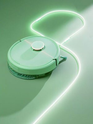 Neon Robot Vacuum Cleaner